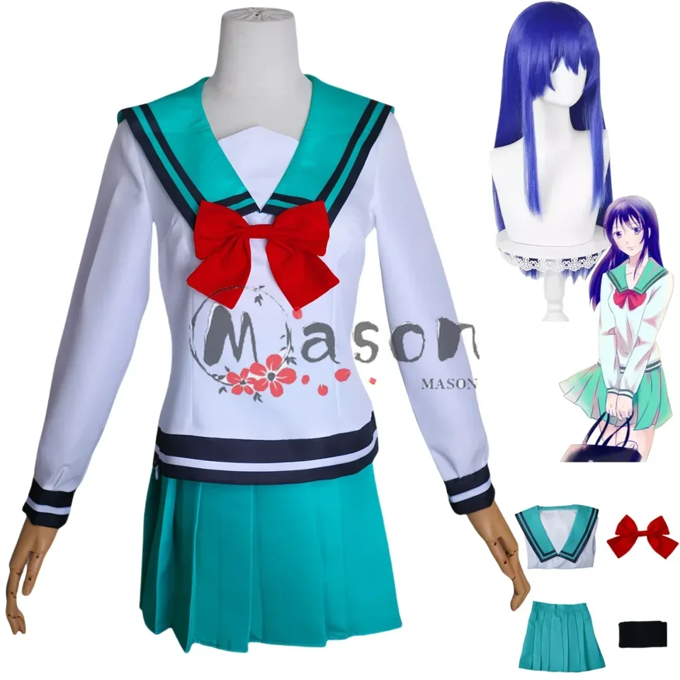 Anime katastrofálny život Saiki K Teruhashi Kokomi Cosplay kostým parochň
