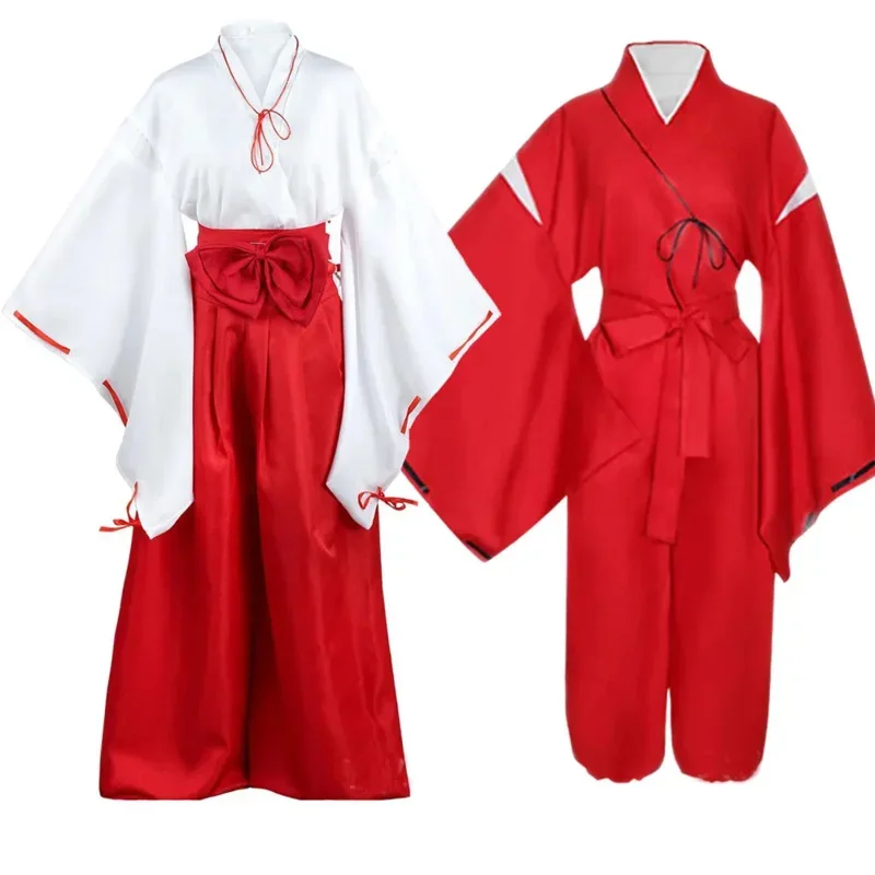 Anime kikyo kimono uniformné šaty Halloween kostýmy Inuyasha Cossplay Cosplay AA1