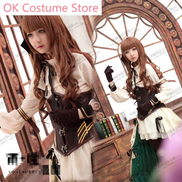 Anime! Kód: Realizácia Guardian Rebirth Cardia Beckford Formula Suit Nádherné šaty Lolita Uniform Cosplay kostým