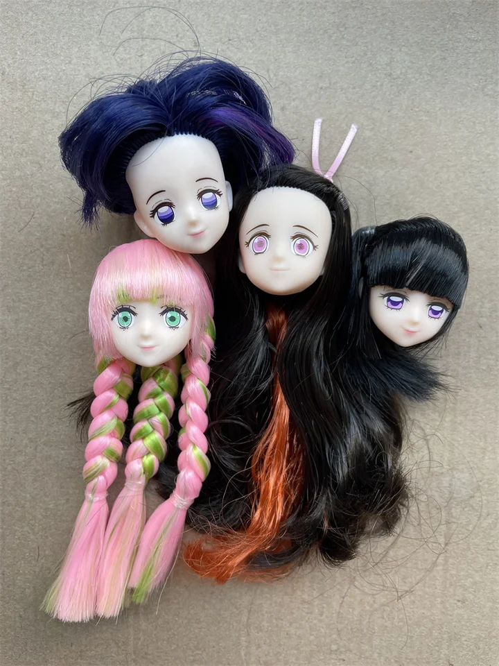 Anime Licca Doll Hlavy