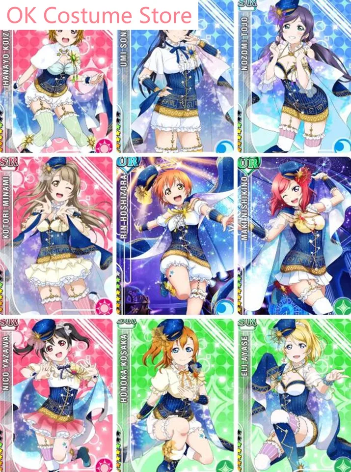 Anime LoveLive Constellation prebudený Umi Kotori Maki Nico Nozomi Honoka Cosplay Cosplay kostým Halloween Party Dress Cos Clothing