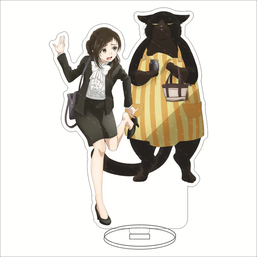 Anime Majstrovská mačka je dnes opäť depresívna akrylová stánok hračky Saku yukichi model Doll Dekiru Neko wa kyou mo yuuutsu postava postava