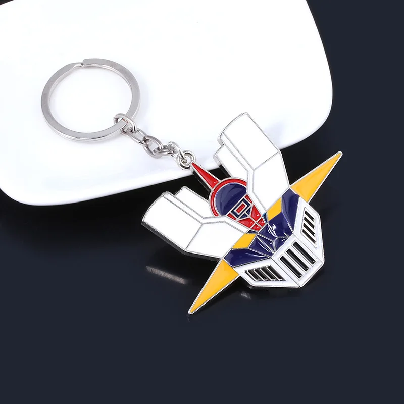 Anime Mazinger Z Keychain UFO Robot Grenker Logo Logo Key reťazec pre mužov