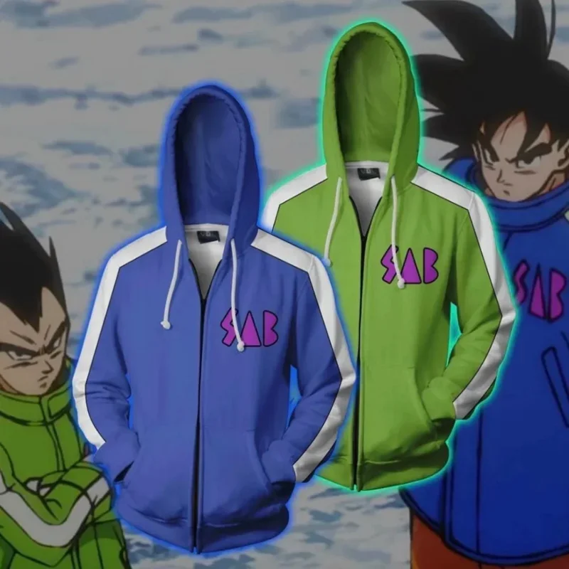 Anime mikiny Cosplay kostýmy Goku Coat bunda pre dospelých pánske oblečenie Spring a jesenné vrcholy 3D tlač K
