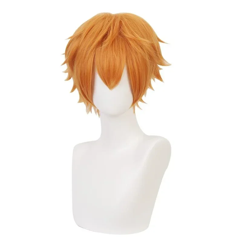 Anime Minamoto Kou Cosplay parochňa oranžové krátke vlasy anime yugi amane rola hre hre Hra