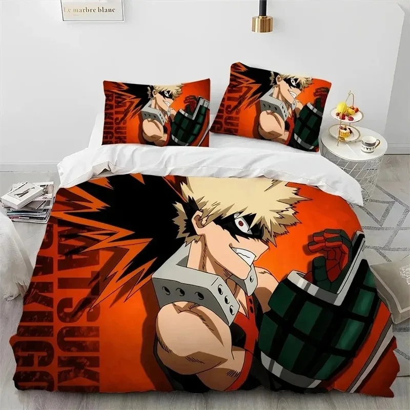 Anime moja hrdinská akademickú obec Izuku Deku Bedding Set Boys Dievčatá dvojča kráľovnej veľkosti obliečky na obliečka na vankúš