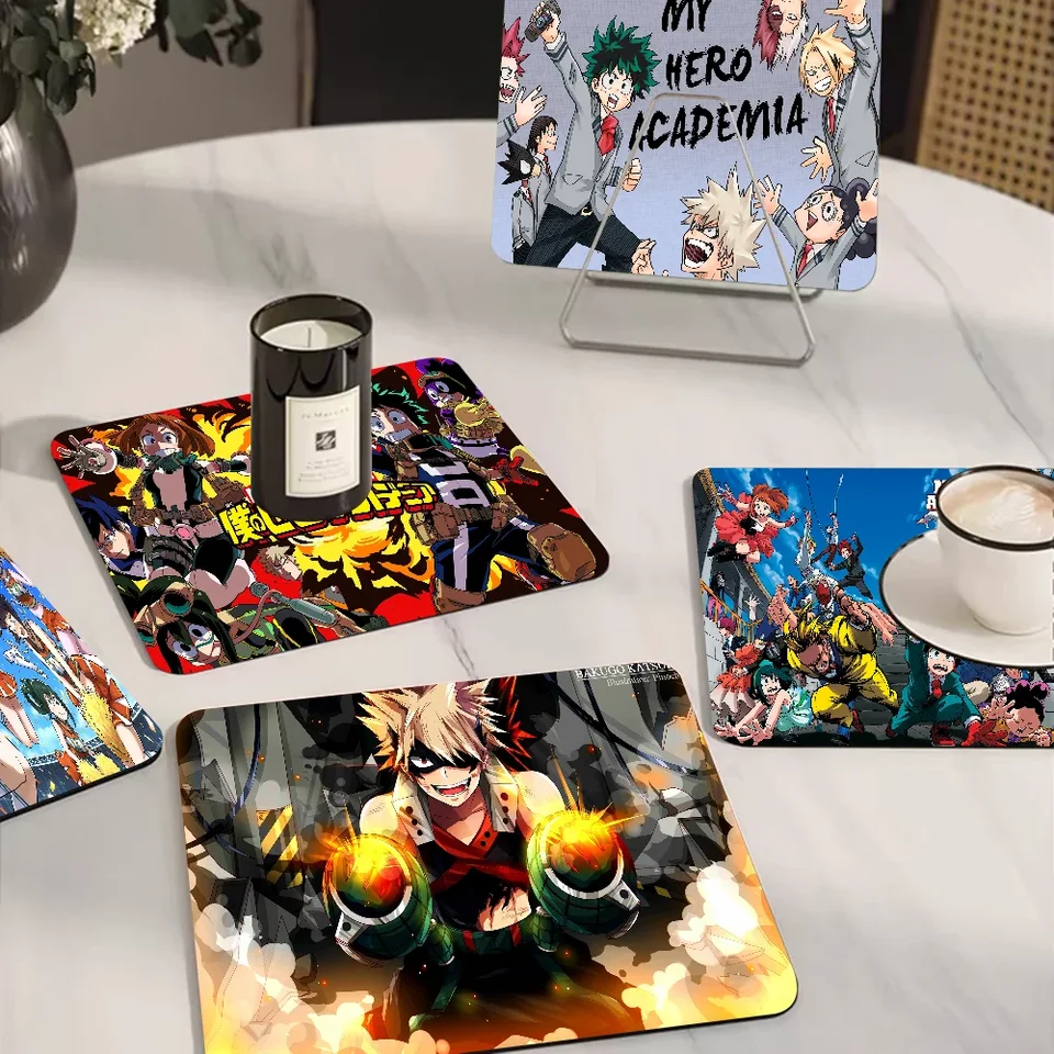 Anime My Hero Academia Super absorbujúca kávová rohožka odčerpávajúca podložka Veľká kuchyňa sušiace rohože rýchle suché kúpeľňové odtokové podložky