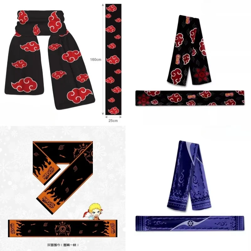 Anime Naruto Cosplay Akatsuki itachi šatka maska ​​Muži Ženy Cyklujúca maska ​​Zimná maska ​​Kryt Kryt Kryt Priedušný vonkajší teplý podbradník
