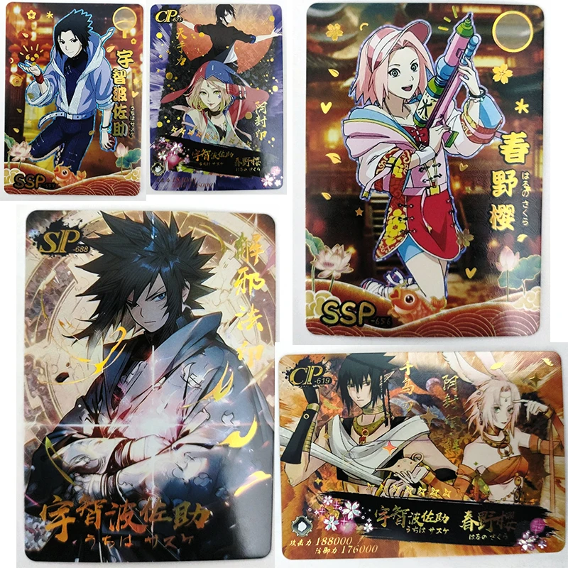 Anime Naruto SSP spr Ur CP Games Collection Card Hyuga Hinata Uchiha Itachi Uzumaki Naruto postava deť