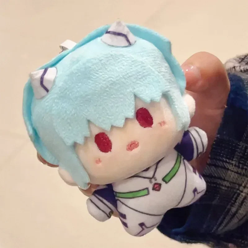 Anime neón genesis eva karikatúra asuka ayanami rei roztomilá plyšová hračka kreatívna kawaii prívesok v taškových doplnkoch pre deti k narodeninám darčeky