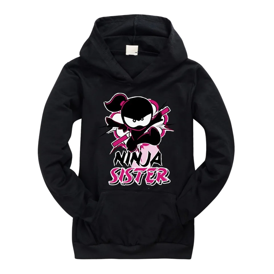 Anime ninja Kidz Kids oblečenie deti Detské bavlnené mikiny s dlhým rukávom Jeseň batoľa