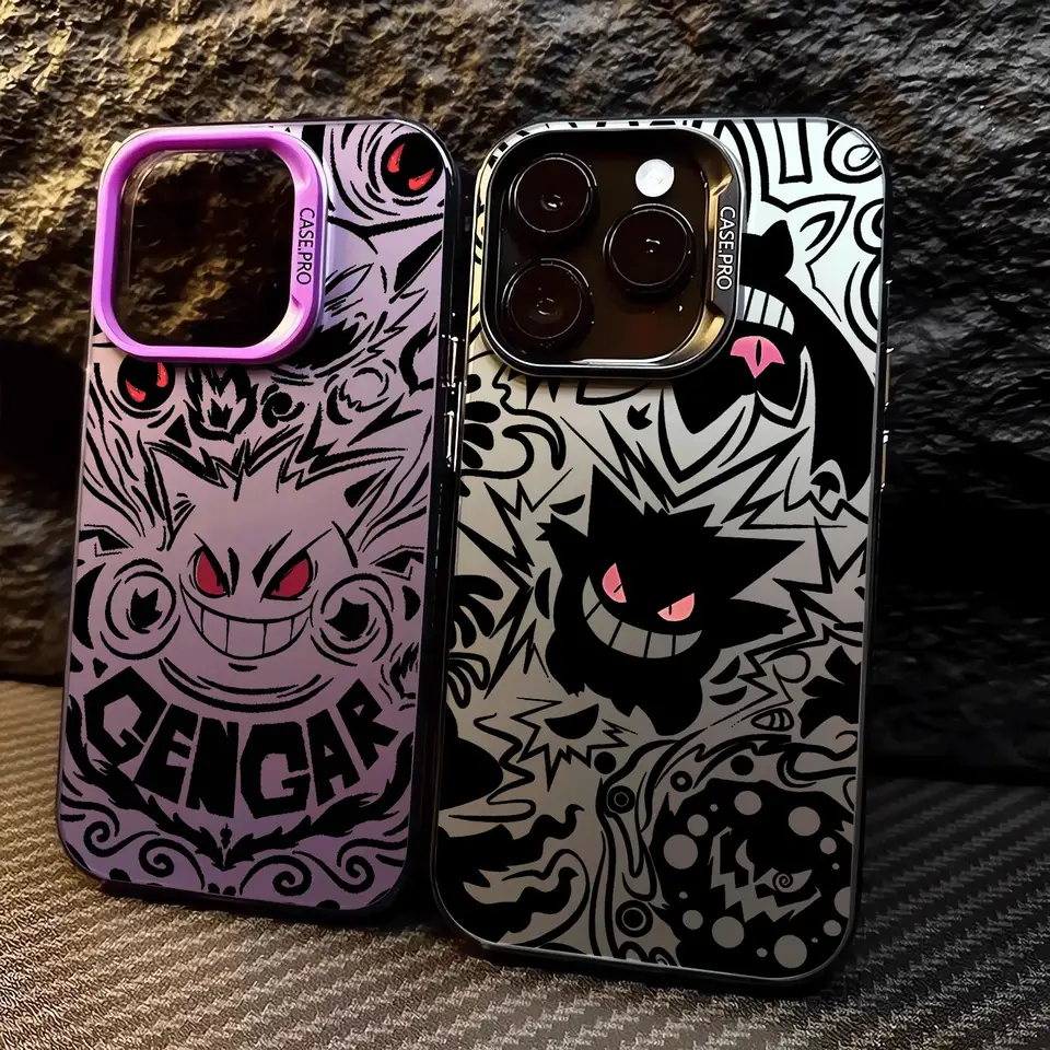 Anime Pokemons Gengar Telefón pre Xiaomi Mi 11 Lite 12T POCO X3 GT NFC F4 X5 PRO 5G CANDY MATTE SOCPORPOPT zadný kryt