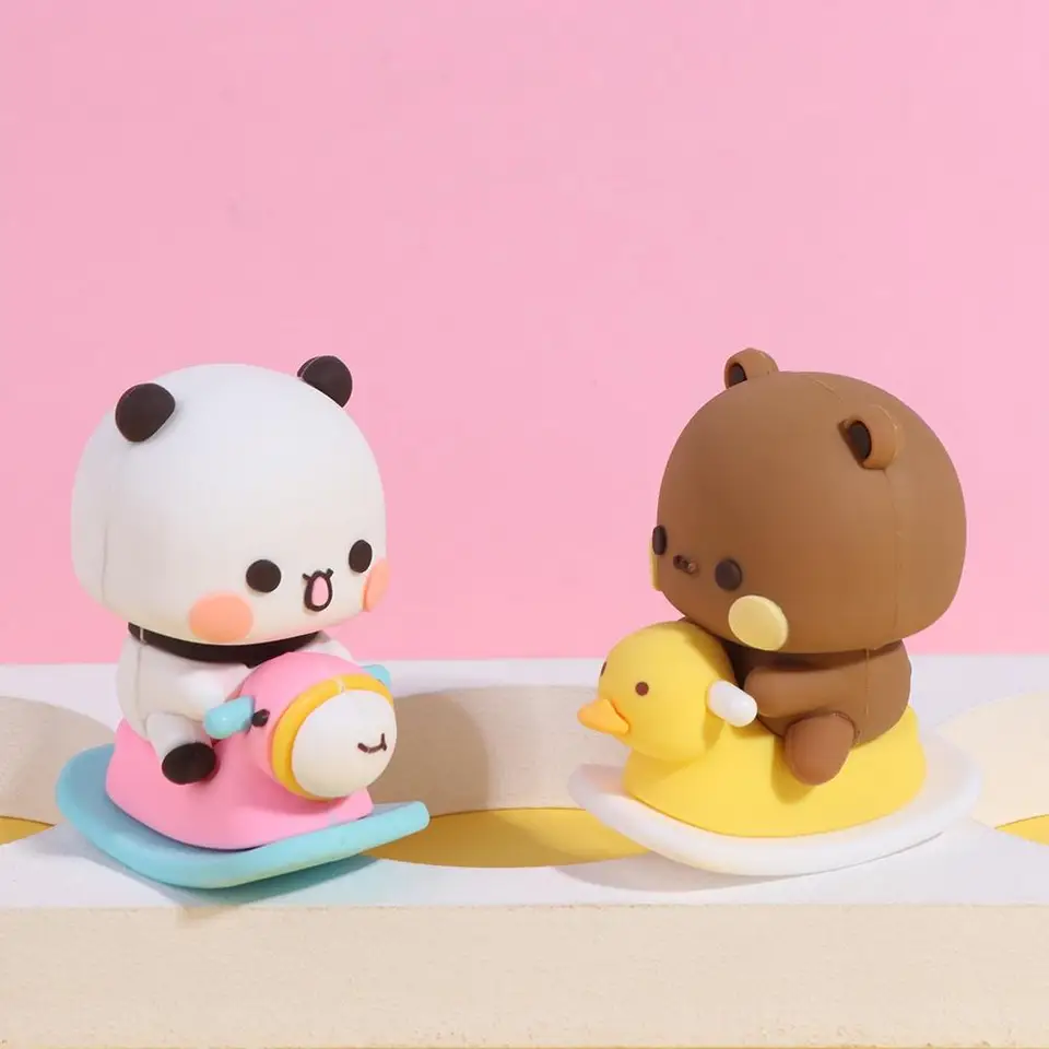 Anime postava Bubu dudu panda medveď figúrka medveď zberateľ Panda Bubu Dudu figure figual Panda Cartoon Panda Bubu Bear Model Model Toy