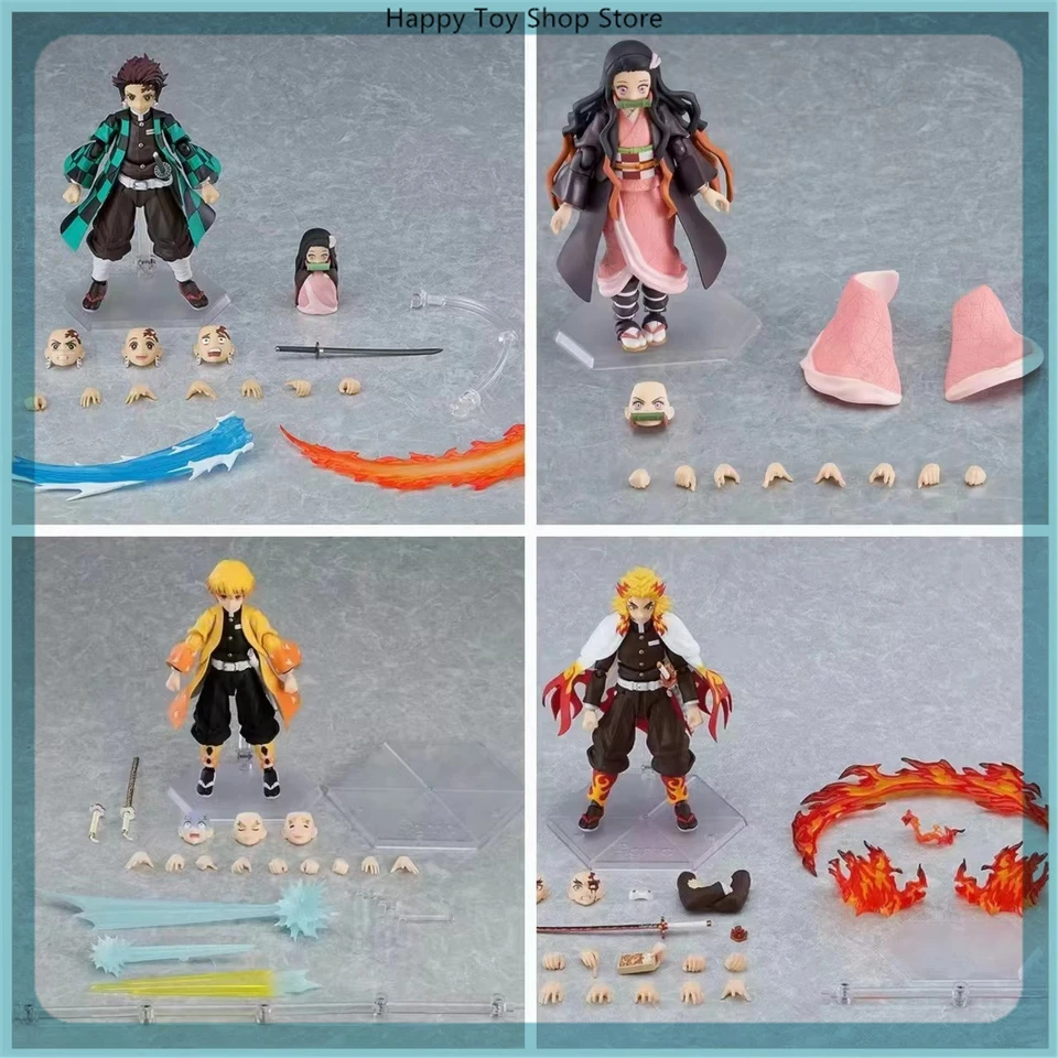 Anime postava Demon Slayer Action Figurín Figma Rengoku Kyoujurou 533/508/522 Kamado Tanjirou Kamado Nezuko Soch