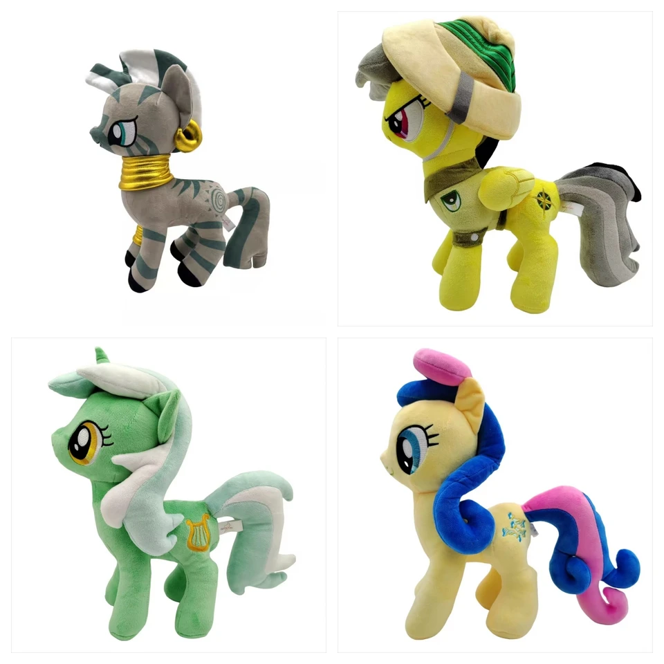 Anime princezná Luna Zecora Cartoon Horse Horse Doll Kids Hračky 30 cm