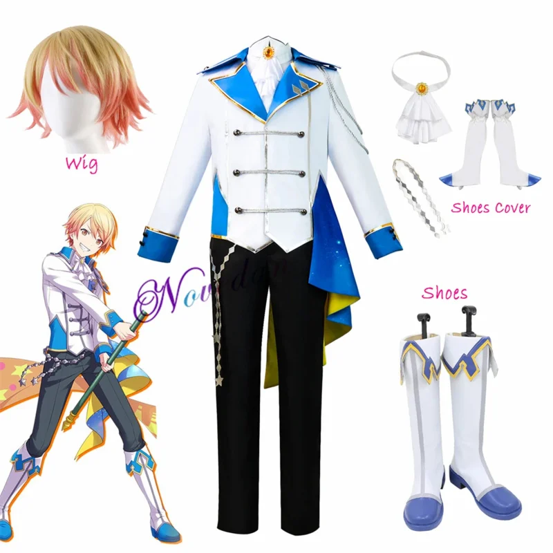 Anime projekt sekai farebné pódium Tenma Tsukasa Cosplay kostým School Uniform Outfit topánky topánky parochňa cosplay halloween oblek f1