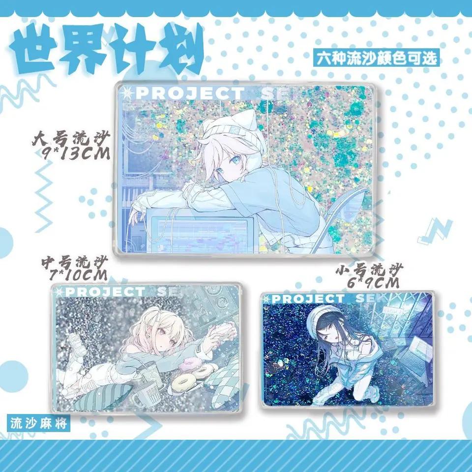 Anime projekt SEKAI KAGAMIN RIN len Tenma Saki akryl Quicksand Mahjong ORAMENTS ODARA DECORÁCIA
