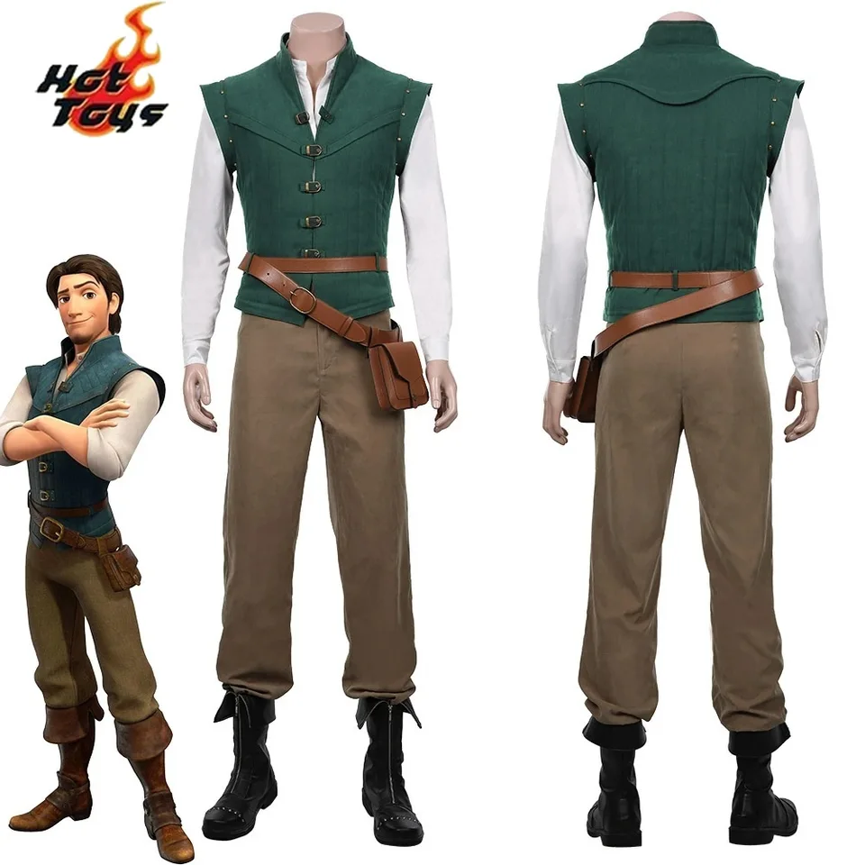 Anime Rapunzel Flynn Rider Cosplay kostýmové pódium Performance