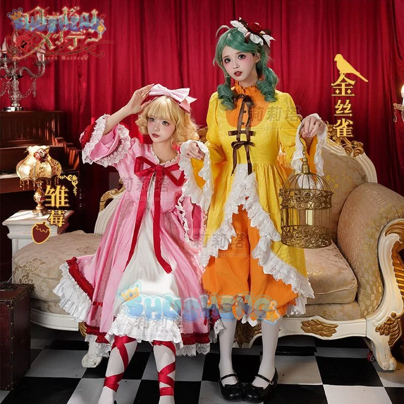 Anime Rozen Maiden Hinaichigo Souseiseki Cosplay kostým Halloween Karneval sladké a roztomilé šaty a doplnky Girl Set