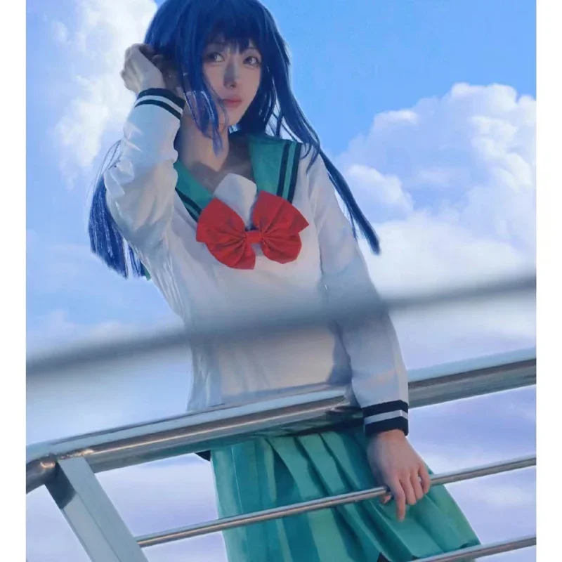 Anime Saiki Kusuo Katastrofálny život K.-nan Cosplay Teruhashi Kokomi Cosplay JK School Uniform Dress Halloween Karneval oblečenie