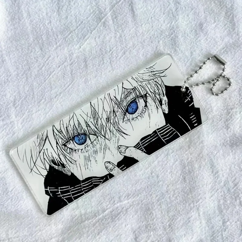 Anime Satoru gojo Keychain jujutsu akrylové kľúče reťaze Animácia Periférne cosplay rekvizity prívesok doplnky šperky Darčeky nové