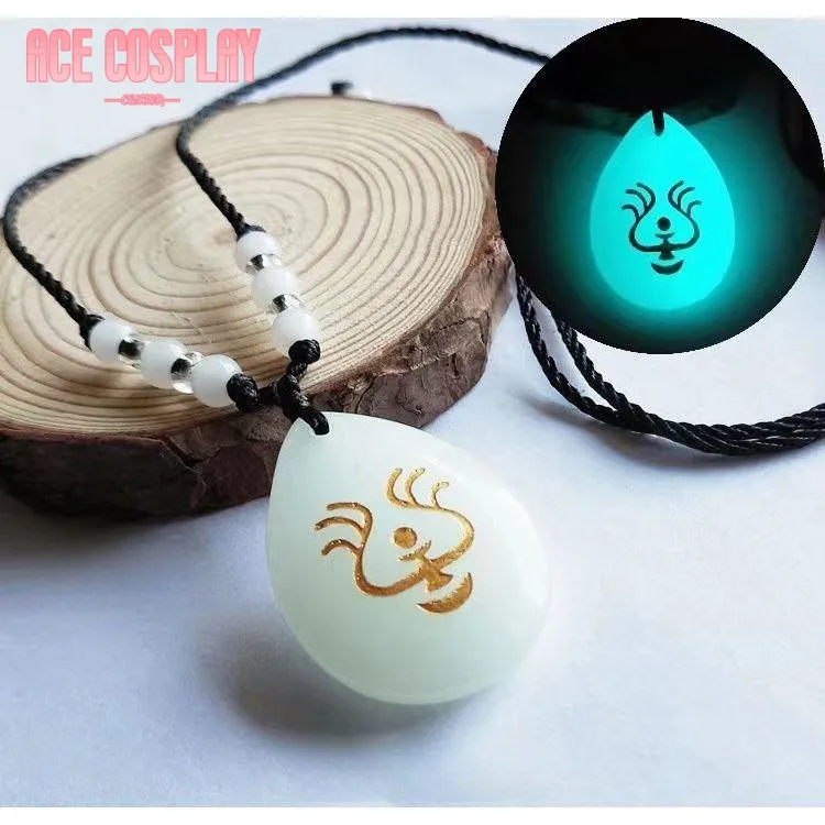 Anime Sherea Cosplay Luminous Stone náhrdelník prop halloween na mieru vyrobený