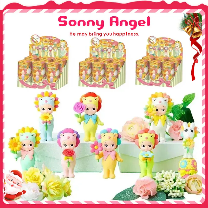 Anime Sonny Angel Flower Series detské hračky Angel Girls Candy House Series Figuríny Trendy hračky dekorácie vianočné darčeky