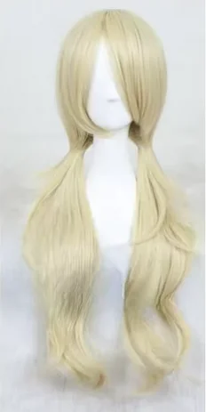 Anime Sucker Punch Women Baby Doll Cosplay Syntetická parochňa detská bábika Role hra Blonde vlasy Zlaté parochňové kostýmy