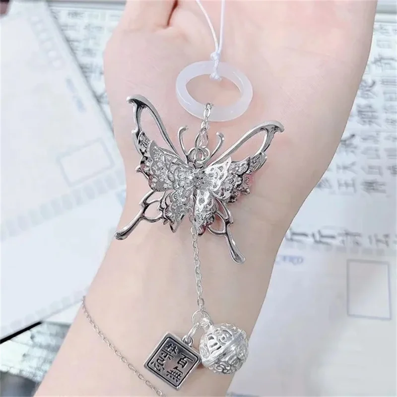 Anime Tian Guan Ci Fu Keychain Nebeské požehnanie Hua Cheng Xie Lian Butterfly Bell
