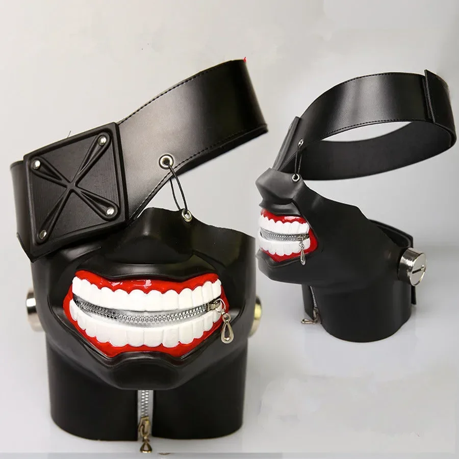 Anime Tokio Ghoul Kaneki Ken Cosplay Kostuums masker Halloween Feestmaskers Okyo Ghoul Kaneki Ken Cosplay Kostuums masker