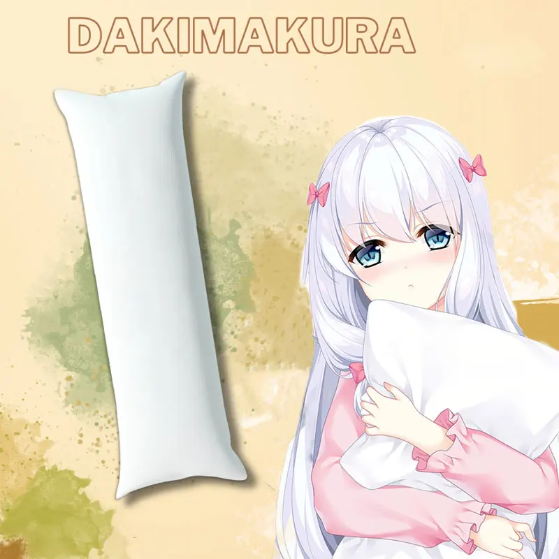Anime Waifu Body vankúš 50x160cm/50x150cm/120x40cm dlhý vankúš biely objatie vankúš Japonsko dakimakura spánok