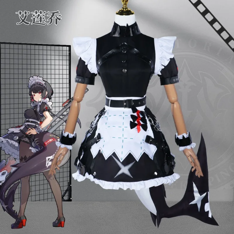 Anime Zenless Zone Zero Ellen Joe Cosplay kostým Uniforma parochne Parochne anime halloweenské kostýmy Maskinárové ženské hry