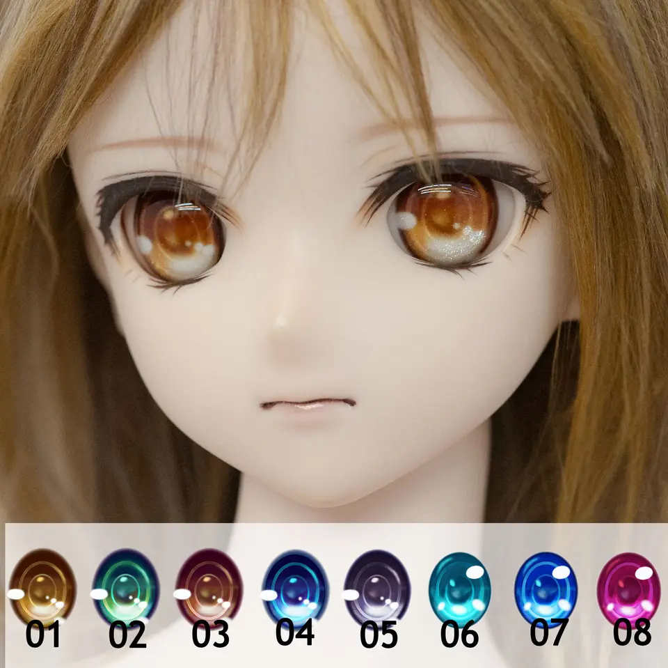 Anime živici Doll Eyes Eyesin Eyeballs 10/11/11/112/22/22/22/221 mm pre bábiky BJD