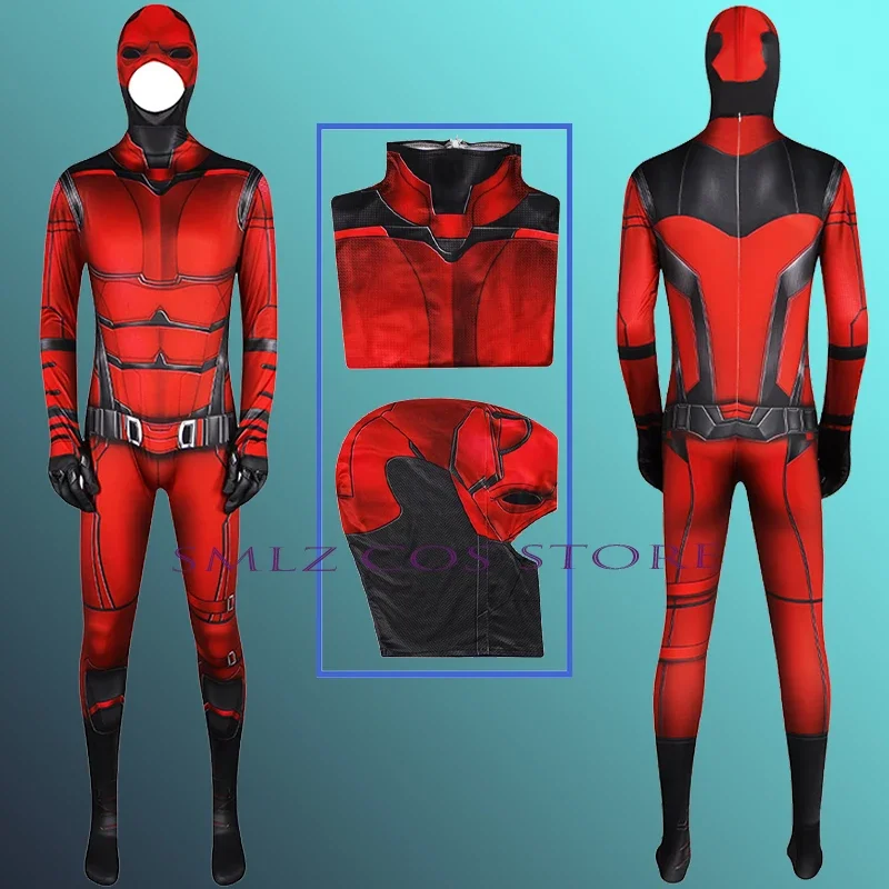 Aninme Daredevil Deadpool Cosplay kostým Murdock Cosplay superhrdina Daredevil 3D tlačené kombinézy maska ​​Halloween outfits