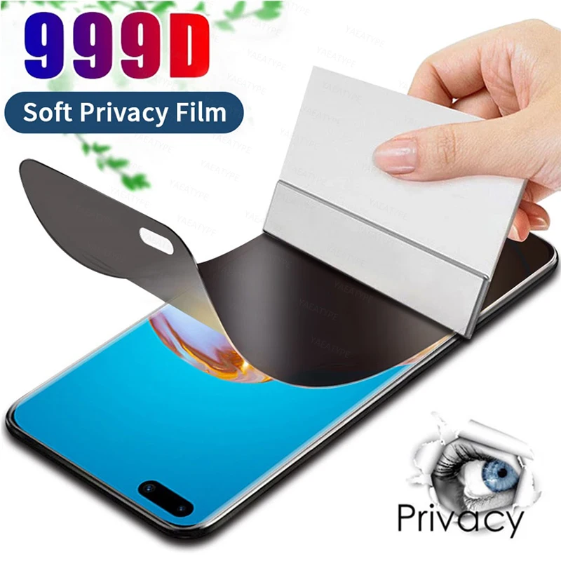 Anit-SPY ochrana ochrany predpisu Hydrogel Film Protector pre Huawei Honor X6S X6 Nova Y60 Y61 X5 70 X8 X8A X6A LITE 5G 4G