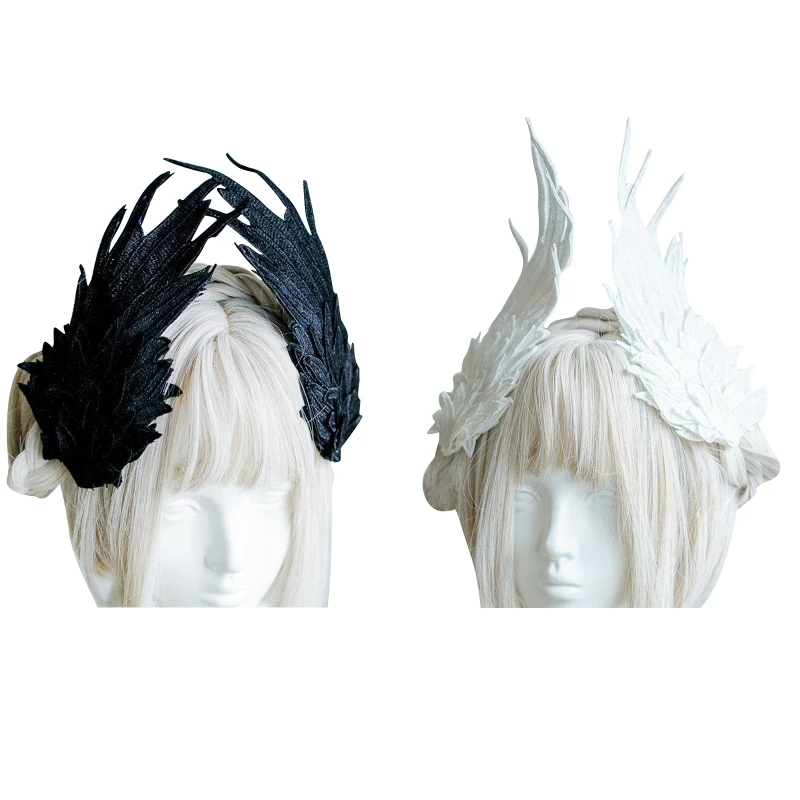 Anjelské krídlo vlásenka Lolita Barrette Angel Wing Clips Clips Headwear Lolita Girls Girls Hair Accessories Women Party