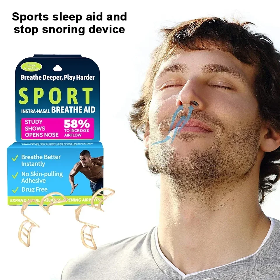 Anti-chrápanie nosný dilatátor Zlepšiť spánkový klipový klip Sleep Slee Sleep