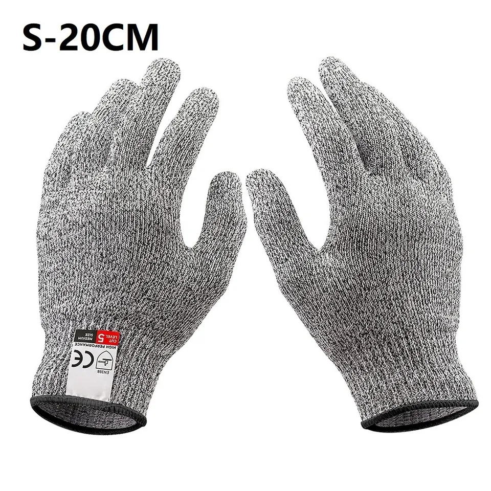 Anti cut Proof Rukavice Grey Black Anti Cut Level 5 Bezpečnostné rukavice Rukavice rezané rukavice vysoko elastické ľahké pohodlné