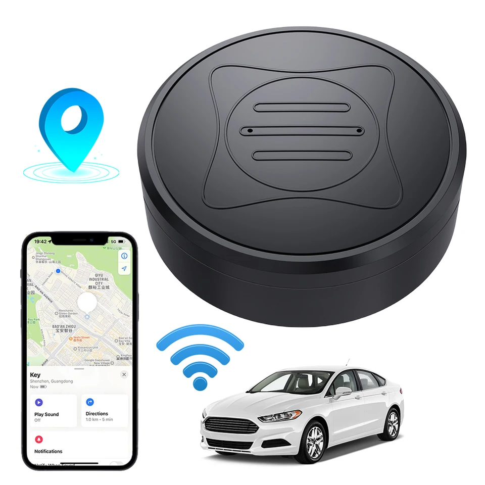 Anti-Lost Zariadenie Magnetický inteligentný vyhľadávač lokalizátor Mini sledovanie zariadenia Pet vozidlo Lost Tracker Pet Kids Bag Tracking Tracking