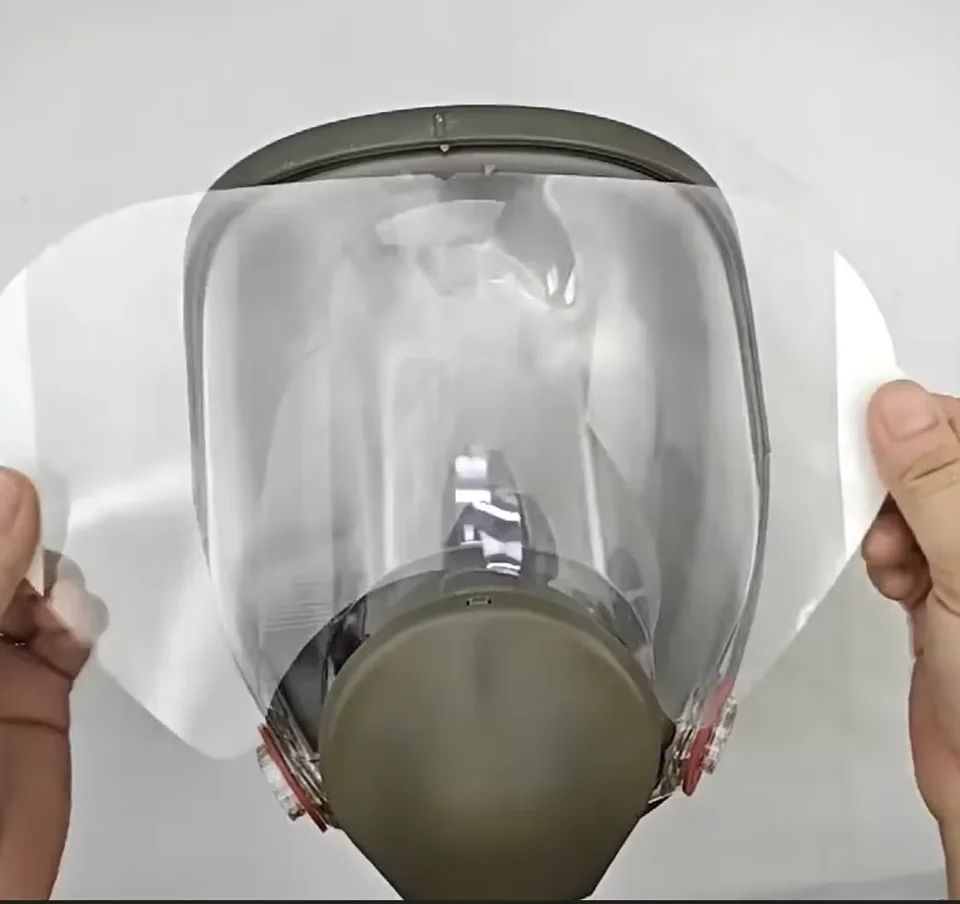 Anti Scratch Ochranné šošovky Film pre 3M 6800 Plynovú masku respirátor Full Face Window Chránič maľujúci maľba striekajúca maska ​​krytu masky