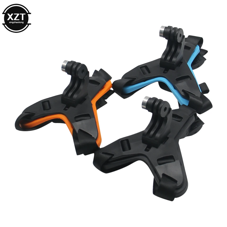 Anti sklzová prilba brada držiak na držiak na držiak Action Camera Camera Motorcycle prilba brada Shock -odolný pre GoPro Hero 9 8 7 5 Osmo