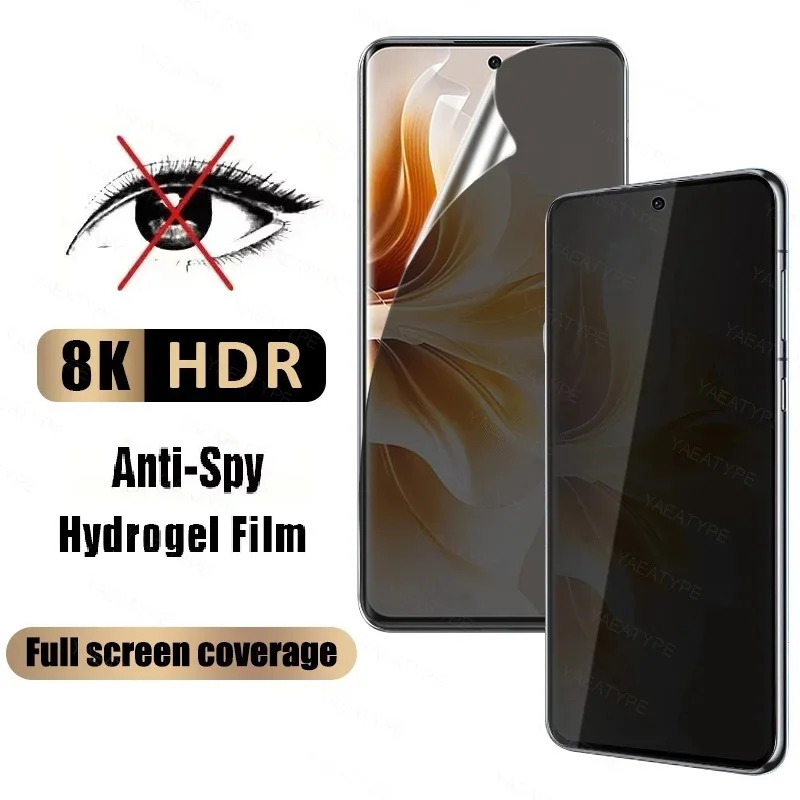 Anti-SPY ochrana ochrany osobných údajov Hydrogel Film pre Infinix Zero 30 Smart 8 Hot 40i Hot 40 Pro Protector