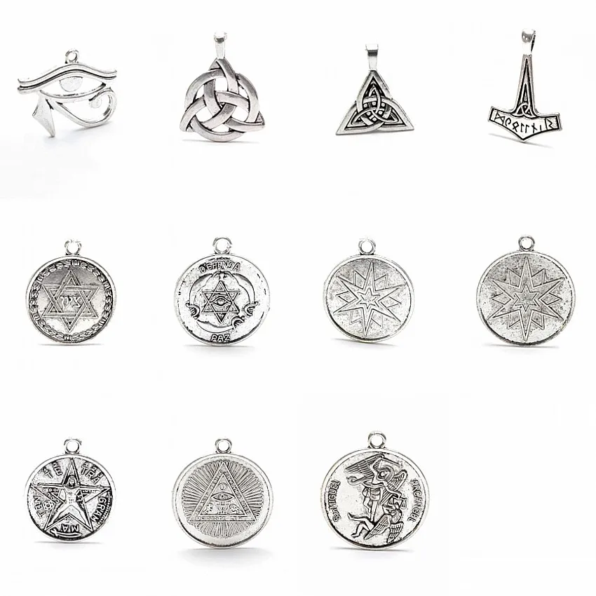 Antique Tetragrammaton Amulet Carle Pendants pre DIY náhrdelník Náramok ručne vyrobených šperkov výroby šperkov