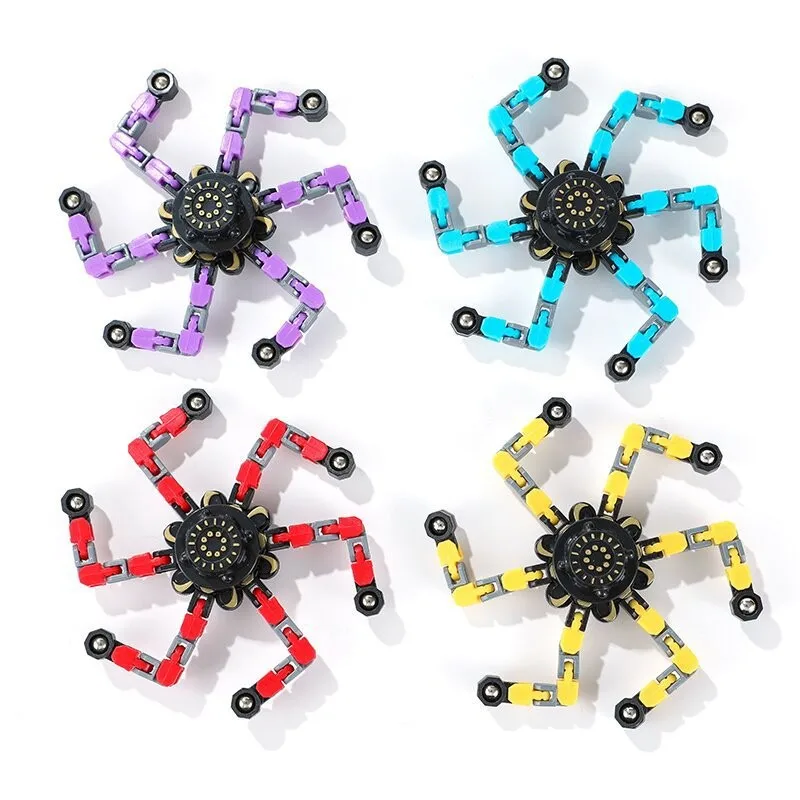 Antistress reťazec fidget spinner hračky proti stresu reliéf hračky deformovateľné ručné spinner detský detský reťazec reťaz dekompresie detské darčeky