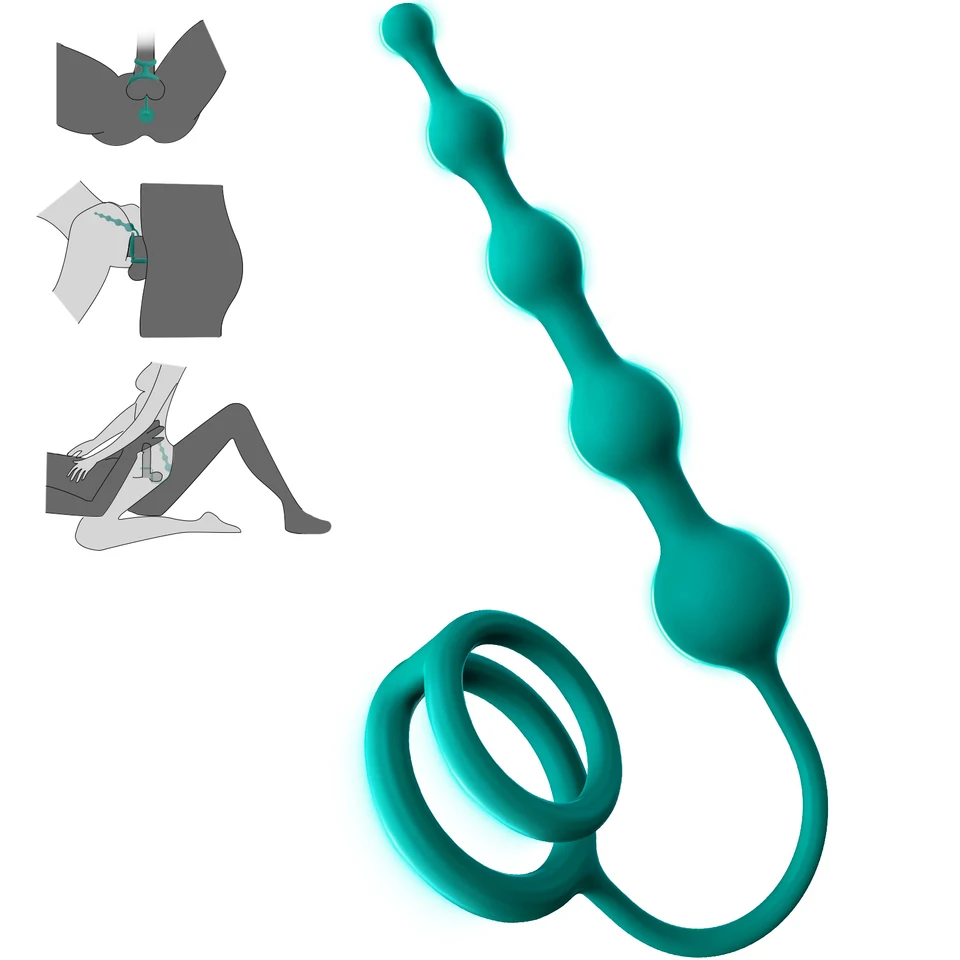Análne korálky zadky s penis penis kohútmi prostata Massager Massager Anal Plug Bullet G Spot Stimulor pre dospelých sexuálne hračky pre ženy