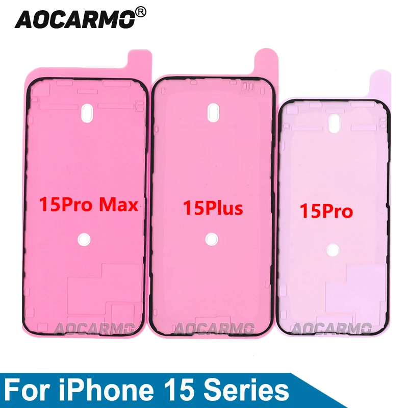 AOCARMO pre iPhone 15 15Pro max 15 plus LCD displej obrazovky Adhesive Sticker lepidla vodotesná páska Výmena pásky