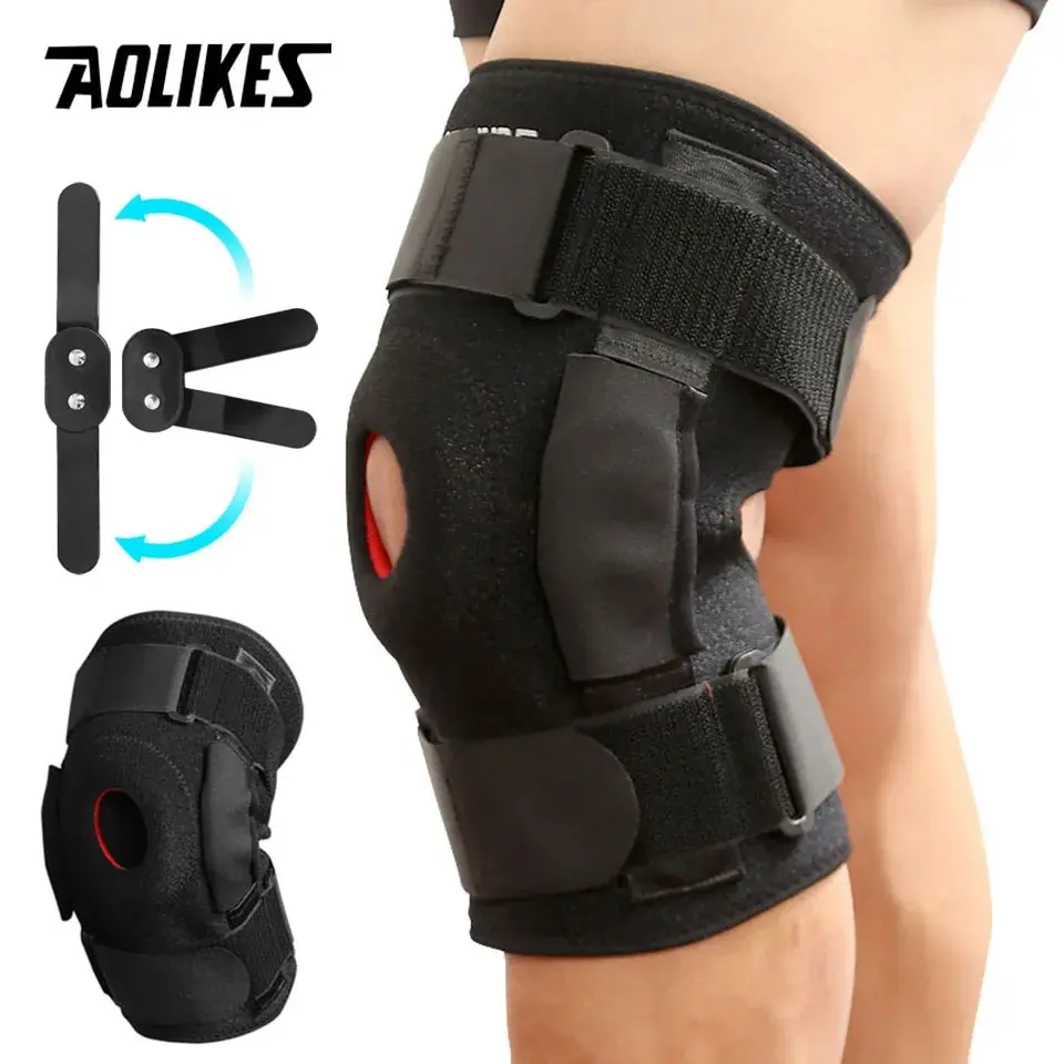 Aolikes 1ks nastaviteľné sklopné kolenné kolenné koleno podporné zábal pre slznú slznú šľachu na podporu patelárnej šľachy, kmene úľavy od bolesti
