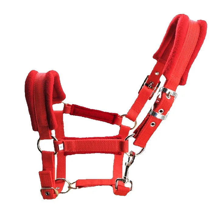 Aoud Saddlery Textile Halter Riding Horse Racing Equestrian Taps Halter z nehrdzavejúcej ocele.