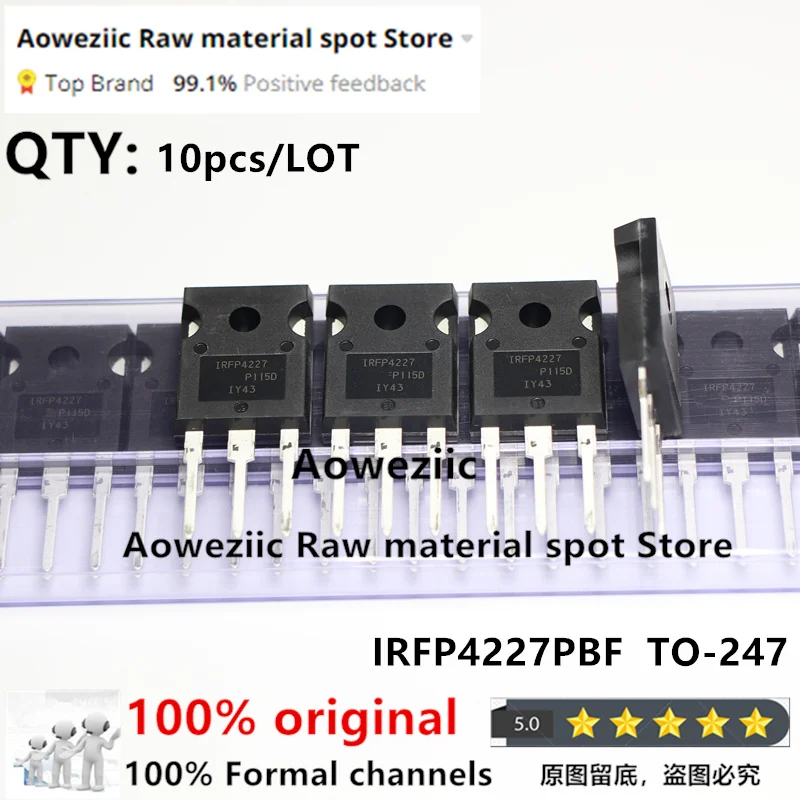 Aoweziic 2024+ 100% nový importovaný originálny IRFP4227PBF IRFP4227 TO-247 N-Kannel MOS FET 200V 65A