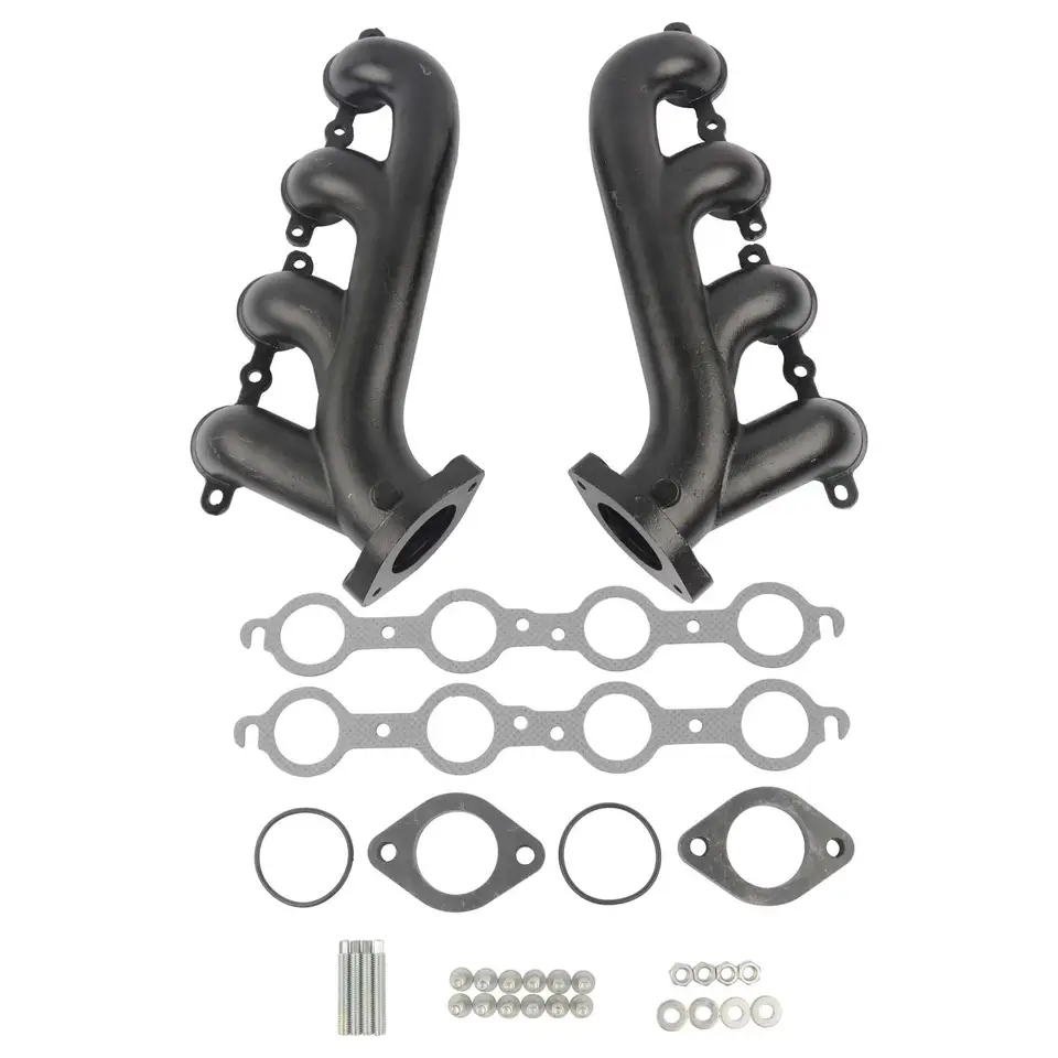 AP02 pre LS Swap liatinové potrubie pre hlavičky pre Chevy Corvette Camaro LS1 LS2 LS3 9988-R-FLEMP